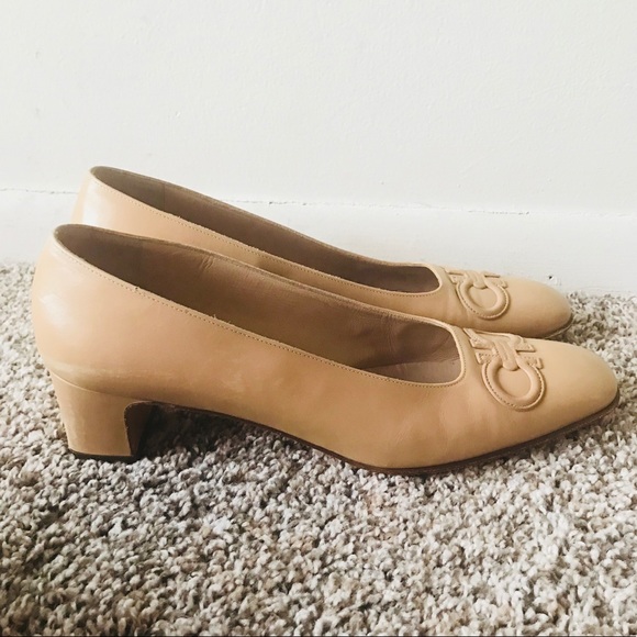 Salvatore Ferragamo Tan Leather Shoes Size 9AA - Picture 2 of 8